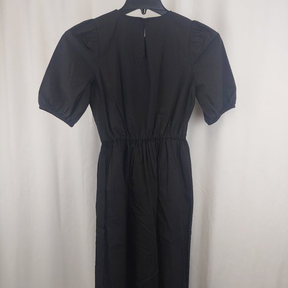 Greylin - Puff-Sleeve Tiered Midi Dress - Picture 4 of 7